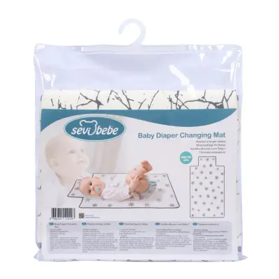 Sevi Bebe Alt Açma Minderi Kar Desen - 3