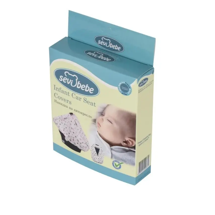 Sevi Bebe Ana kucağı Örtüsü Gri Yıldız - 5