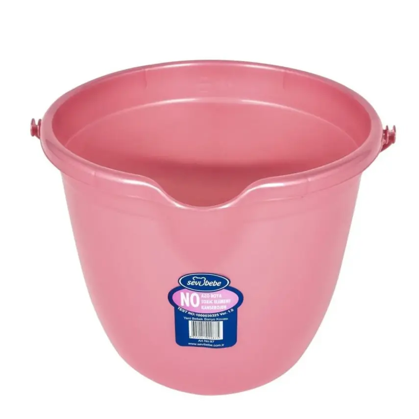 Sevi Bebe Bebek Banyo Kovası Somon - Pembe - 1