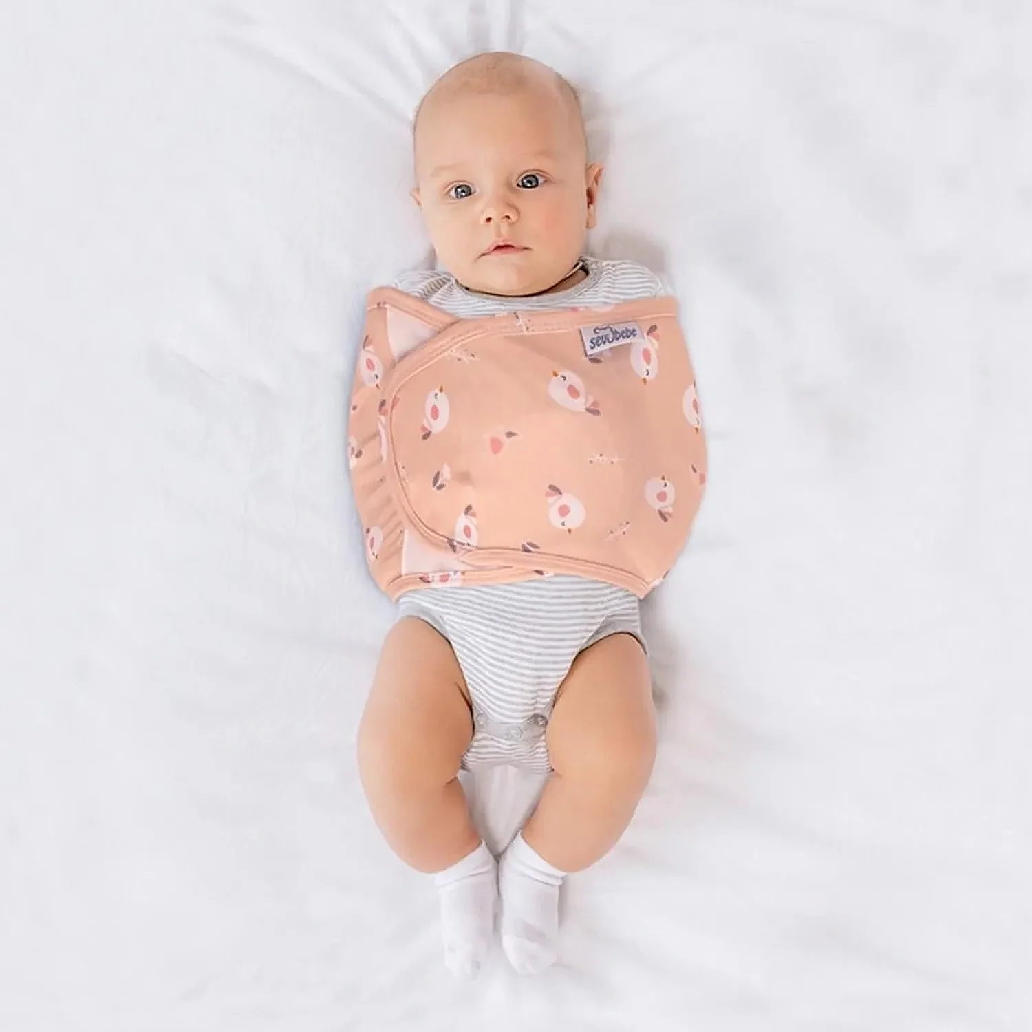 Sevi Bebe Bebek Kundak Kemer Neşeli Kuş
