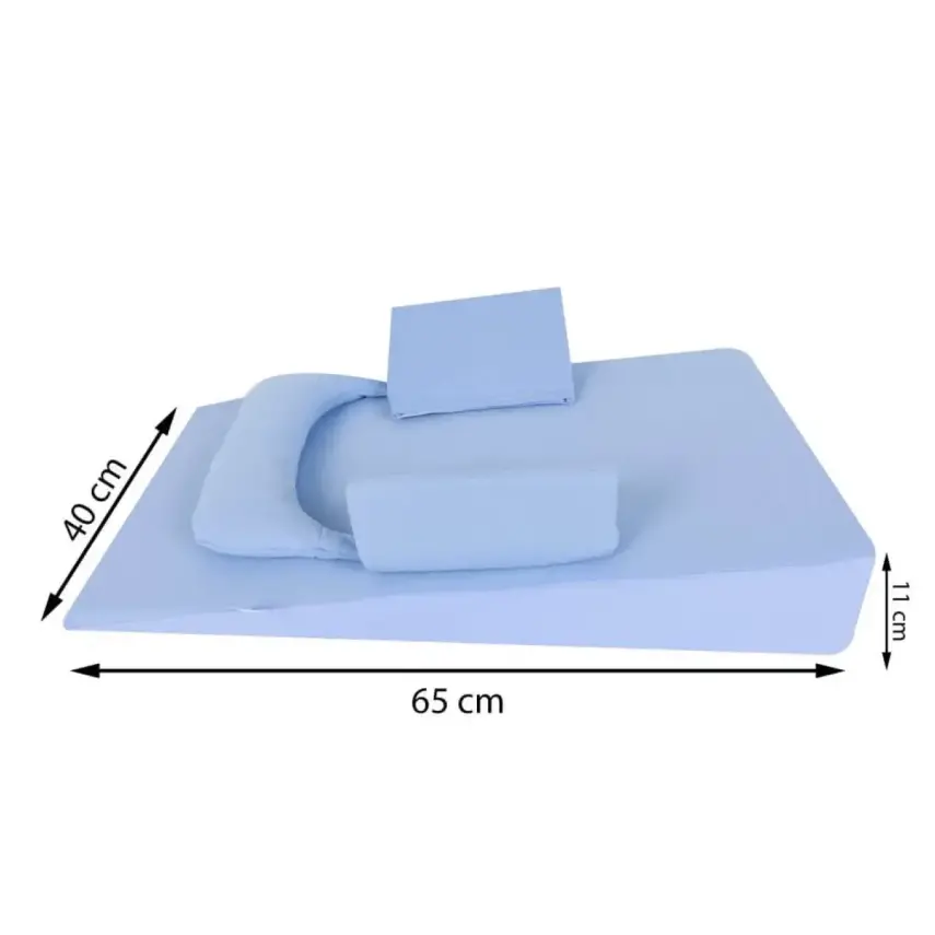 Sevi Bebe Bebek Reflü Yatağı Mavi - 1