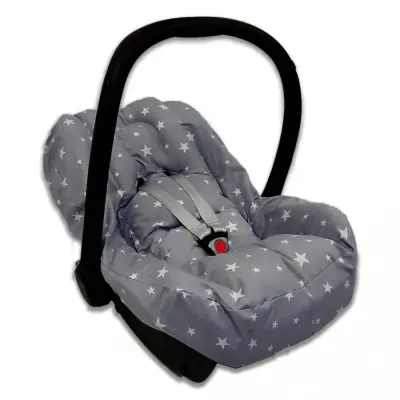 Sevi Bebe Bel Destekli Ana Kucağı Örtüsü Gri Yıldız 