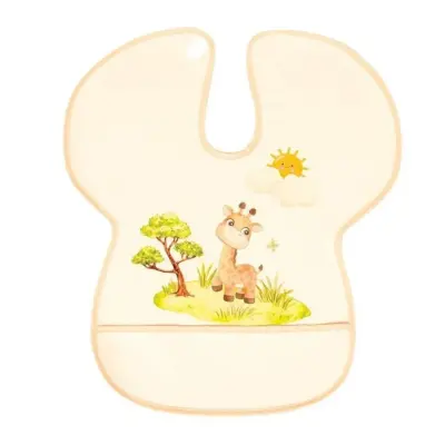 Sevi Bebe Büyük Muşamba Bebek Önlük Mutlu Zürafa