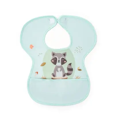 Sevi Bebe Cırtlı Muşamba Önlük Rakun