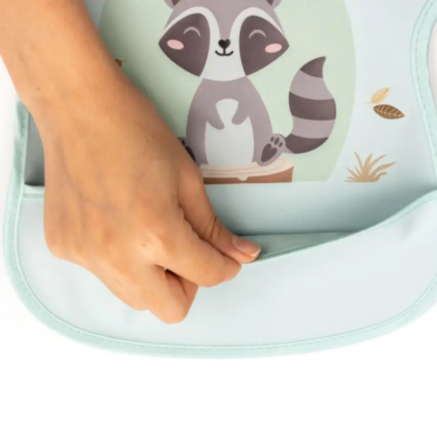 Sevi Bebe Cırtlı Muşamba Önlük Rakun - 8