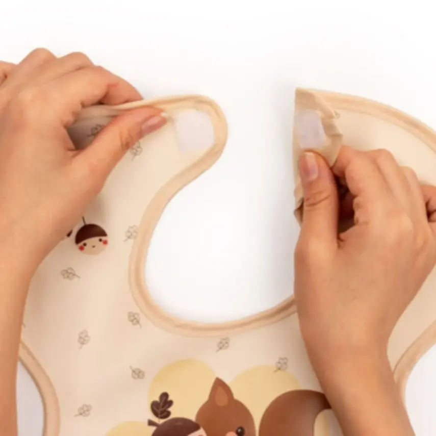 Sevi Bebe Cırtlı Muşamba Önlük Sincap - 2