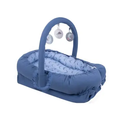 Sevi Bebe Çok Fonksiyonlu Anne Yanı Reflü Yatağı Çentik Desenli - 4