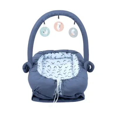 Sevi Bebe Çok Fonksiyonlu Anne Yanı Reflü Yatağı Çentik Desenli - 5