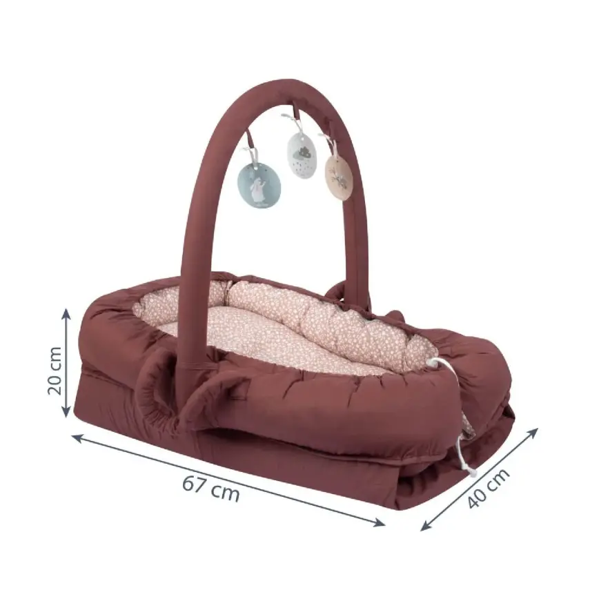 Sevi Bebe Çok Fonksiyonlu Anne Yanı Reflü Yatağı Çıtır Çiçek Desenli - 4