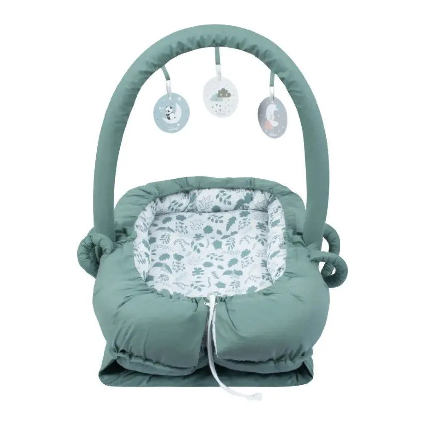 Sevi Bebe Çok Fonksiyonlu Anne Yanı Reflü Yatağı Yaprak Desenli - 10