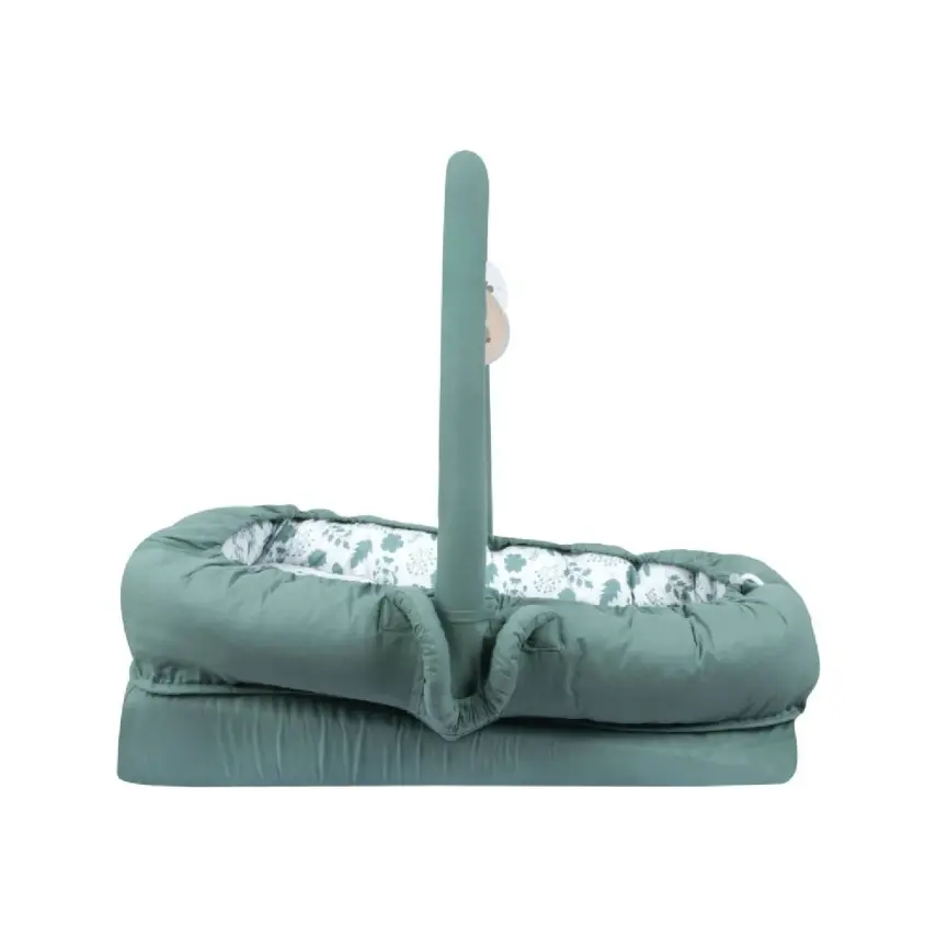 Sevi Bebe Çok Fonksiyonlu Anne Yanı Reflü Yatağı Yaprak Desenli - 9