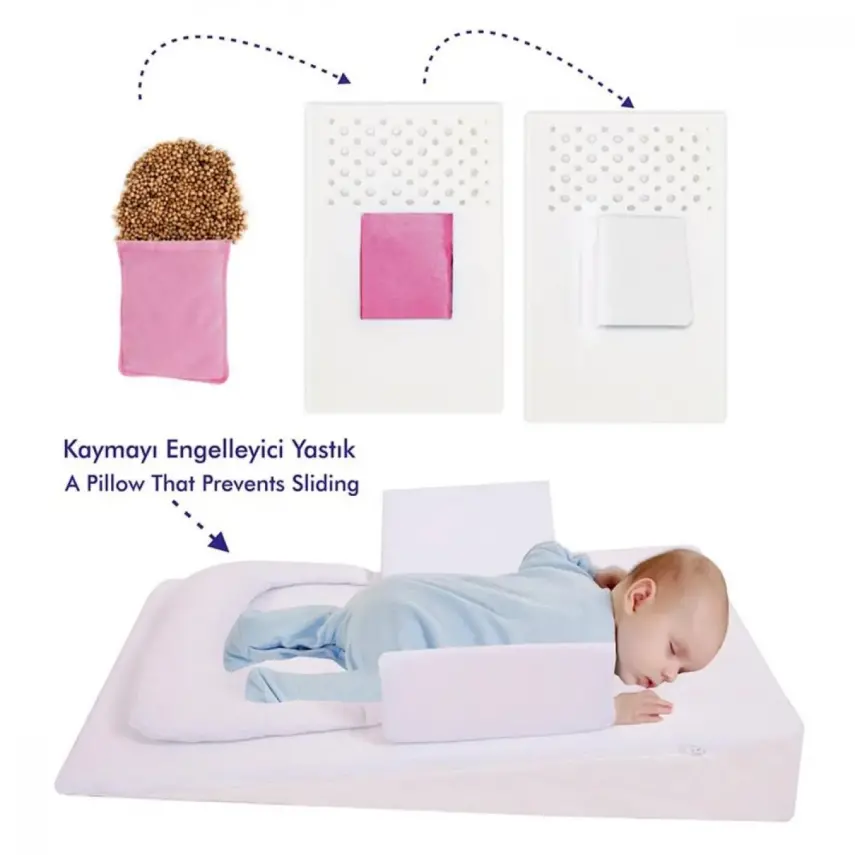 Sevi Bebe Çok Fonksiyonlu Yatış Yastığı Ekru - 1