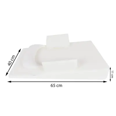 Sevi Bebe Çok Fonksiyonlu Yatış Yastığı Ekru (1)