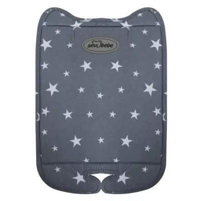 Sevi Bebe Eko Ana Kucağı Bel Desteği Gri Yıldız (1)