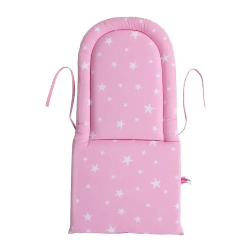 Sevi Bebe Eko Mama Sandalyesi Minderi Pembe Yıldız - 1