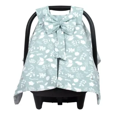 Sevi Bebe Fiyonklu Ana Kucağı Örtüsü Yaprak - 2