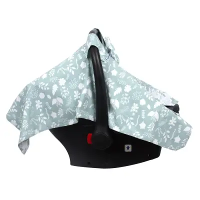 Sevi Bebe Fiyonklu Ana Kucağı Örtüsü Yaprak - 5