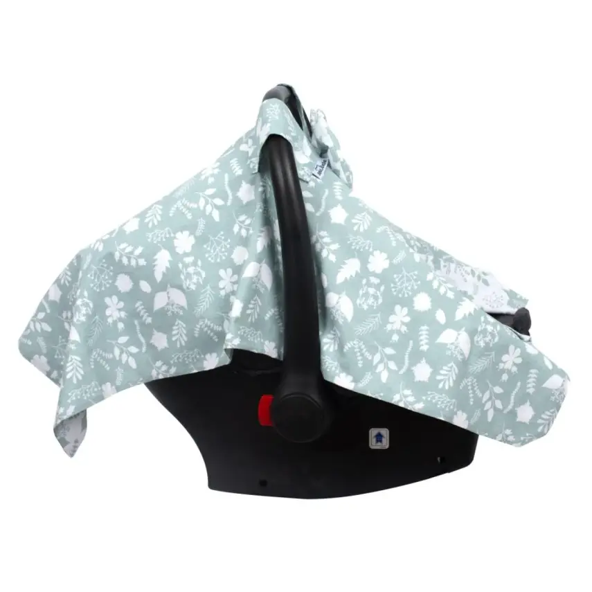 Sevi Bebe Fiyonklu Ana Kucağı Örtüsü Yaprak - 4