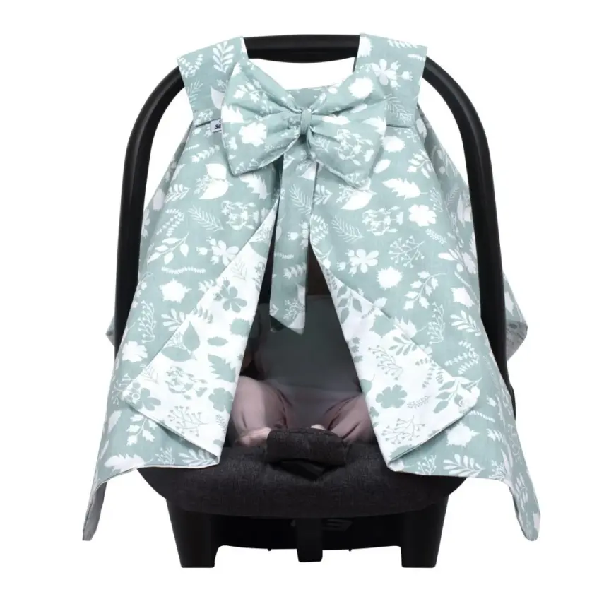 Sevi Bebe Fiyonklu Ana Kucağı Örtüsü Yaprak - 1