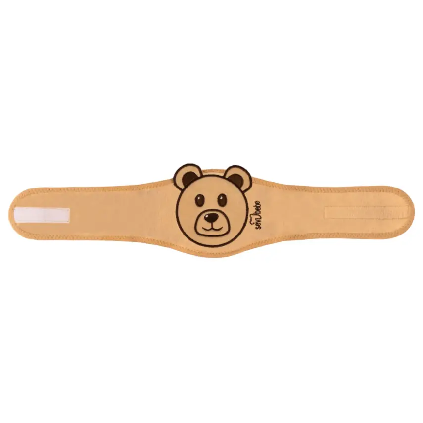 Sevi Bebe Gaz Giderici Kiraz Çekirdekli Bebek Bel Bandı Ekru - 3