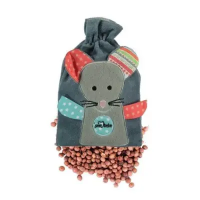 Sevi Bebe Gaz Giderici Kiraz Çekirdekli Minder Gri (1)