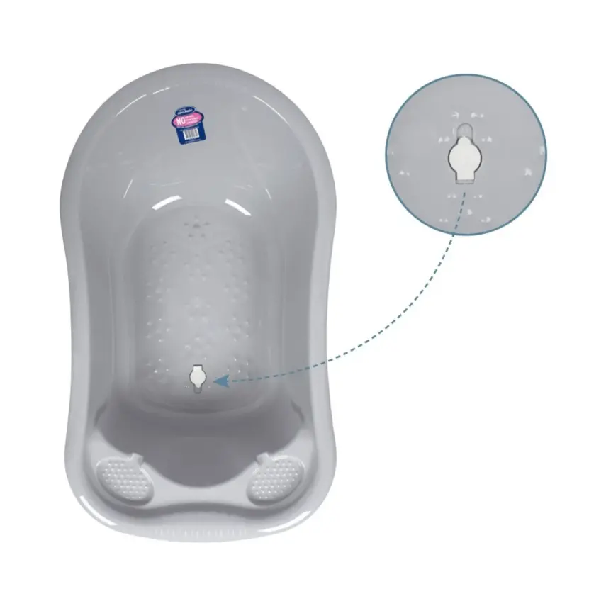 Sevi Bebe Giderli Bebek Banyo Küveti Gri - 4