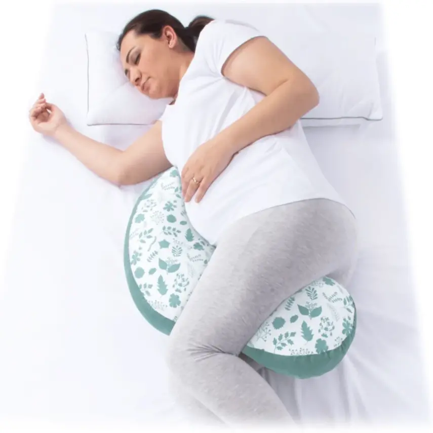 Sevi Bebe Hamile Destek ve Emzirme Minderi Yaprak Desenli - 6