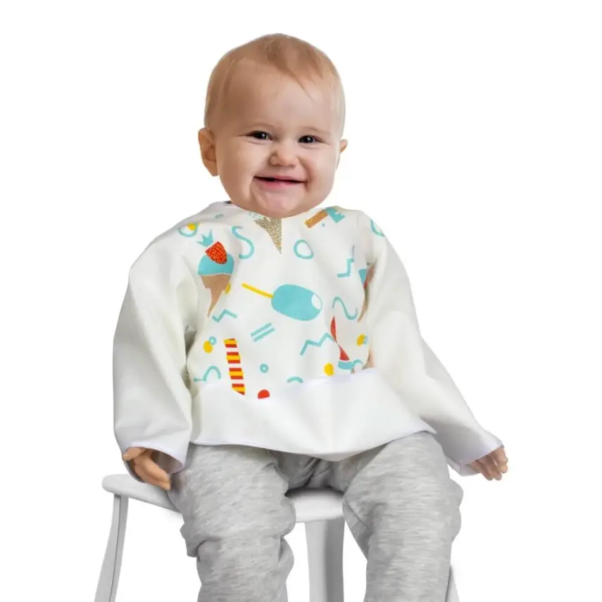 Sevi Bebe Kollu Mama Önlüğü Dondurma - 2