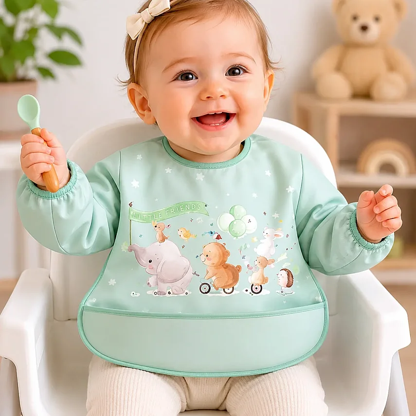 Sevi Bebe Kollu Mama Önlüğü Hayvanlar Geçidi - 2