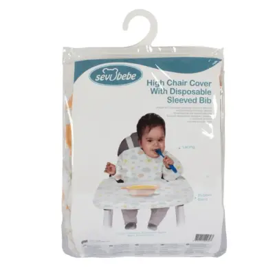 Sevi Bebe Kollu Mama Sandalyesi Önlüğü 5li - 8