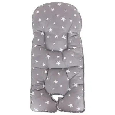 Sevi Bebe Mama Sandalyesi Minderi Gri Yıldız (1)