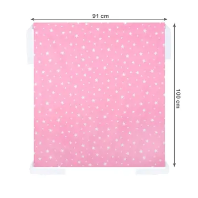 Sevi Bebe Pratik Bebek Hamağı Pembe Yıldız (1)