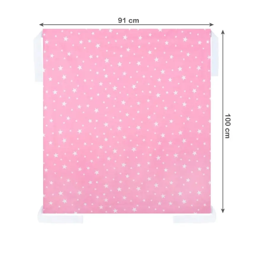 Sevi Bebe Pratik Bebek Hamağı Pembe Yıldız - 2