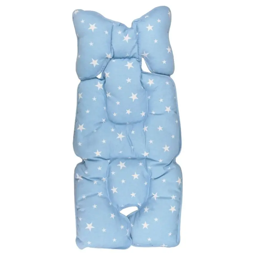 Sevi Bebe Puset ve Oto Koltuğu Minderi Mavi - 1