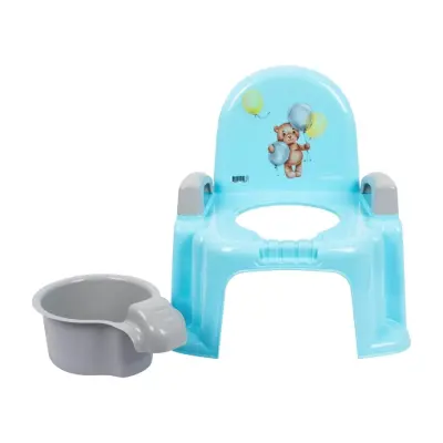 Sevi Bebe Sandalye Lazımlık Turkuaz - 3