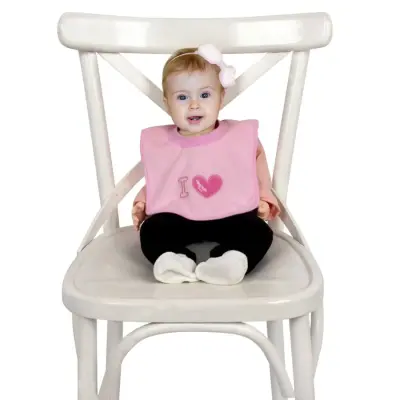 Sevi Bebe Yakalı Havlu Mama Önlüğü Seni Seviyorum - 3