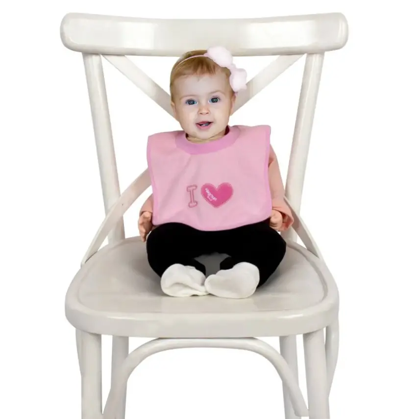 Sevi Bebe Yakalı Havlu Mama Önlüğü Seni Seviyorum - 3
