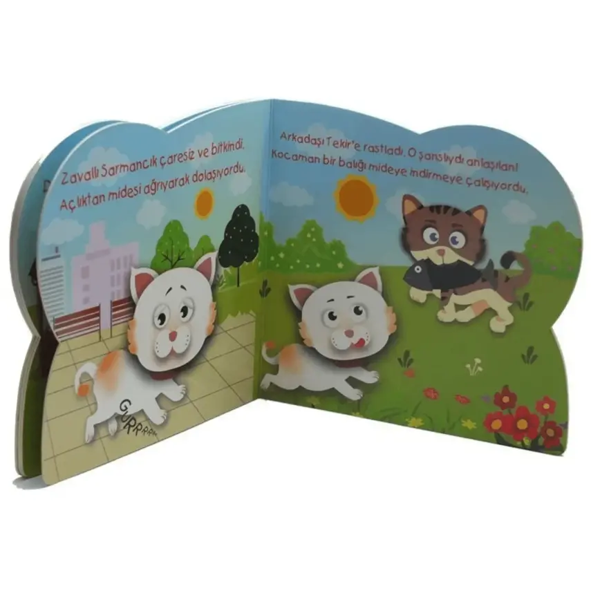 Sevimli Kedi Sarman Çocuk Kitabı - 1