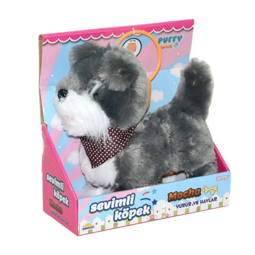 Sevimli Peluş Köpek Mocha - 3