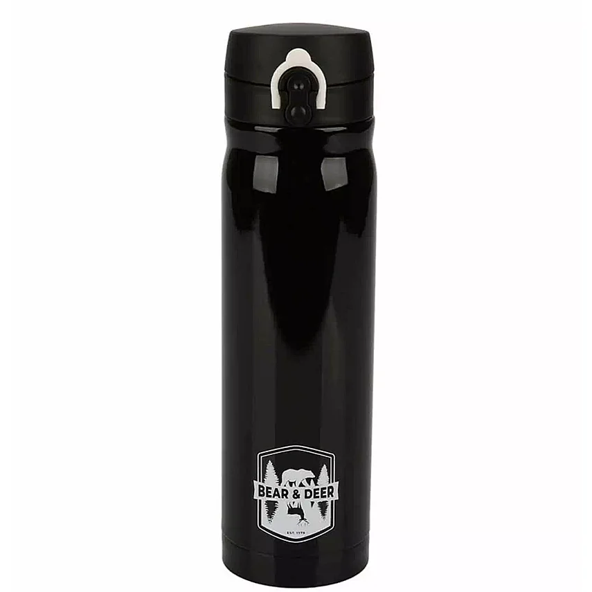 Shotay B&D Termos Matara Otomatik Kapak 500 ml Siyah - 1