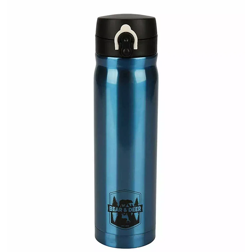 Shotay B&D Termos Matara Otomatik Kapak 500 ml Mavi - 1
