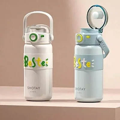 Shotay Beste Çelik Termos Matara 500 ml Beyaz (1)