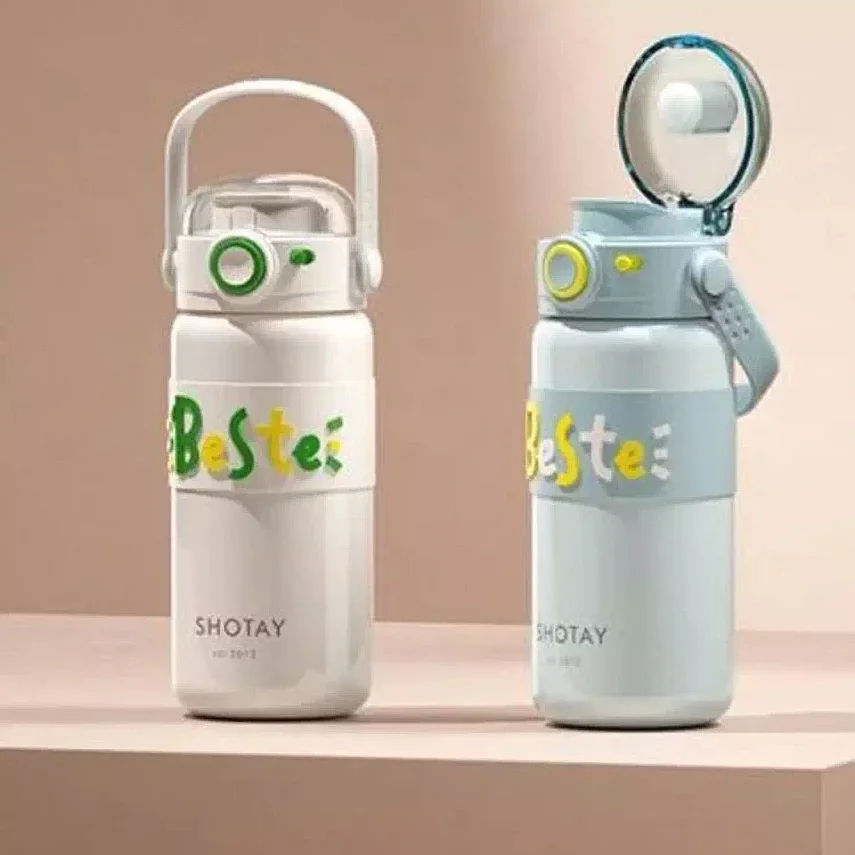 Shotay Beste Çelik Termos Matara 500 ml Beyaz - 2