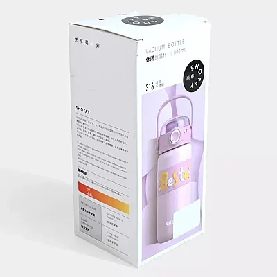 Shotay Beste Çelik Termos Matara 500 ml Gri - 4