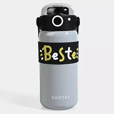 Shotay Beste Çelik Termos Matara 500 ml Gri - 5