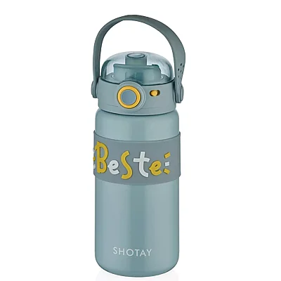 Shotay Beste Çelik Termos Matara 500 ml Mavi