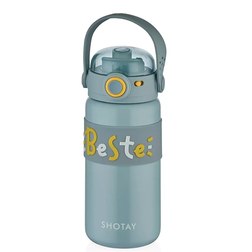 Shotay Beste Çelik Termos Matara 500 ml Mavi - 1