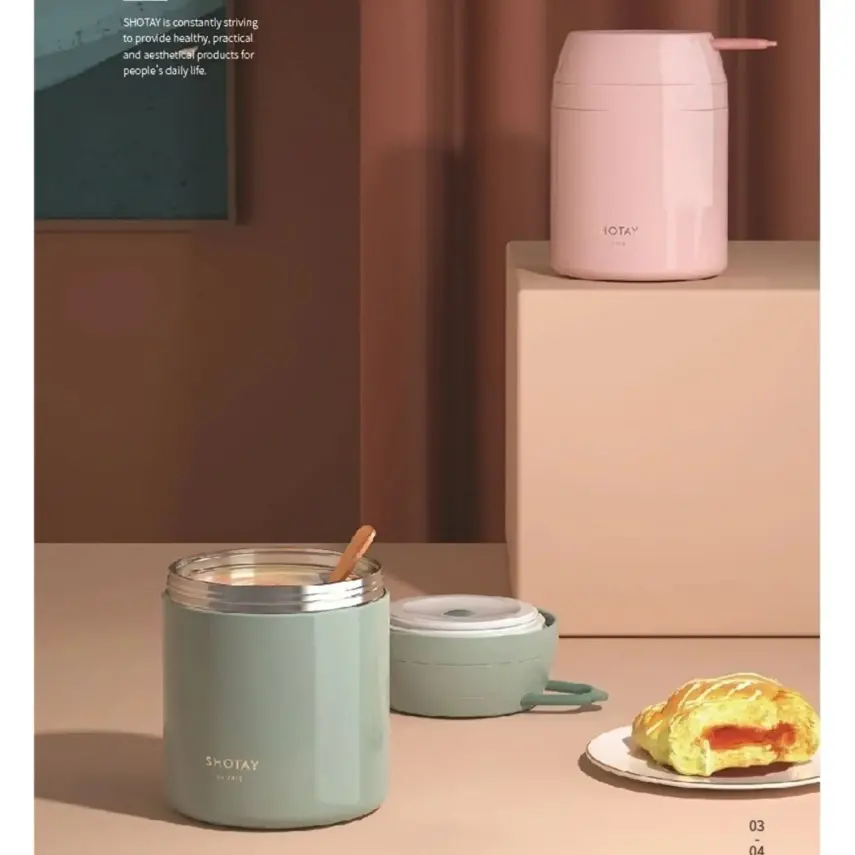 Shotay Çelik Termos Beslenme Kabı 650 Ml - 2