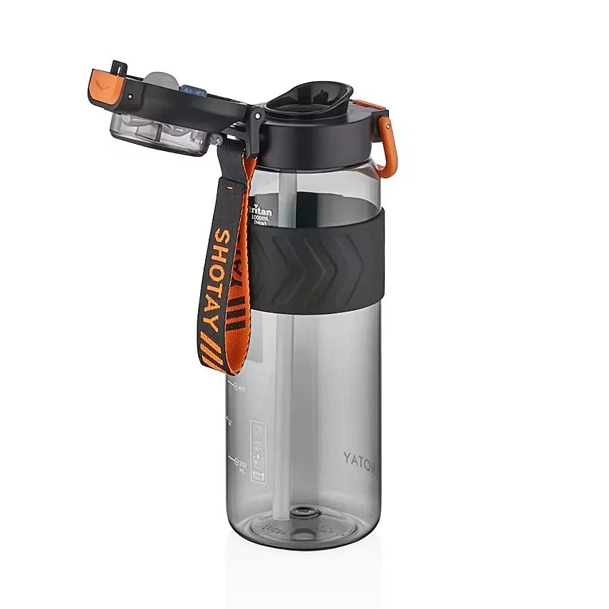 Shotay Direction Dual Tritan Matara 1000 ml Siyah - 2