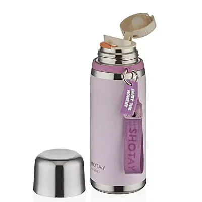 Shotay Premium Çelik Termos Matara 750 ml Lila (1)